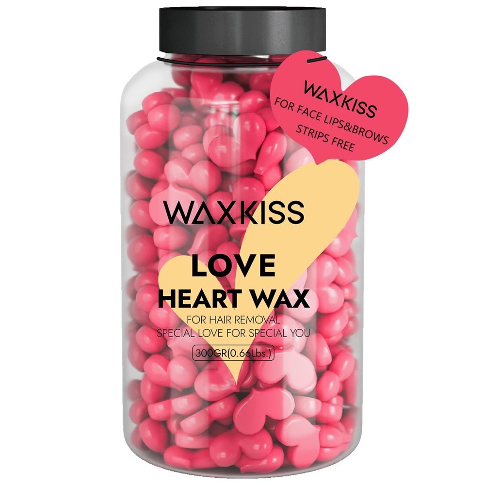 Waxkiss Love Heart Wax Beads Hair Removal Professional Hard Wax Facial Waxing